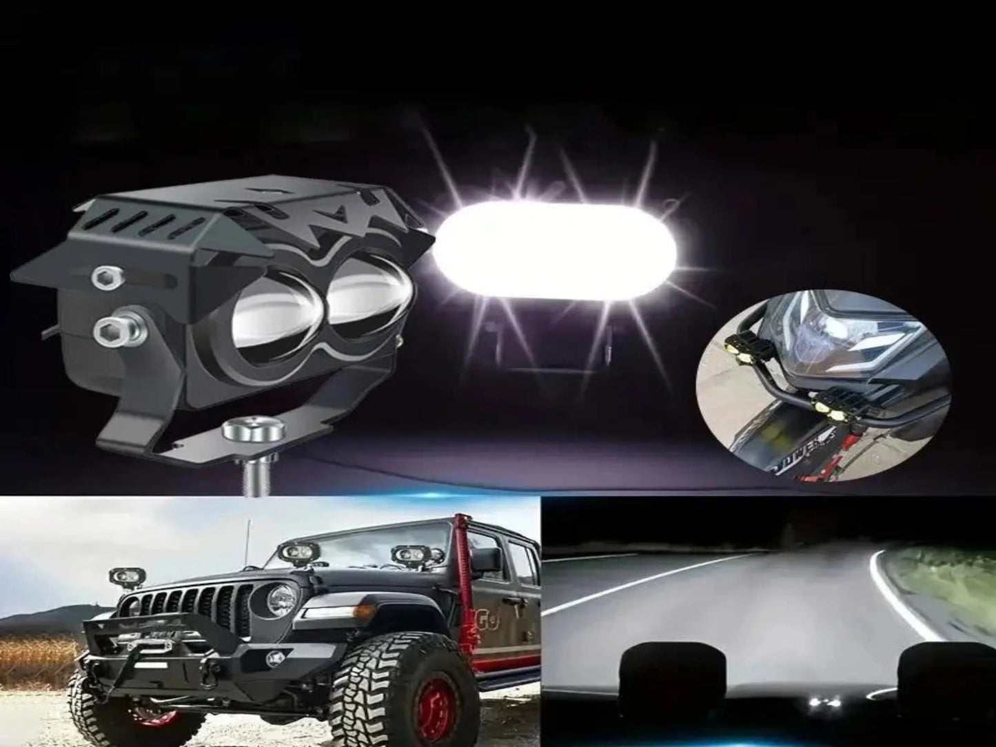 FOCO LED PARA CARRO (2 UNIDADES)