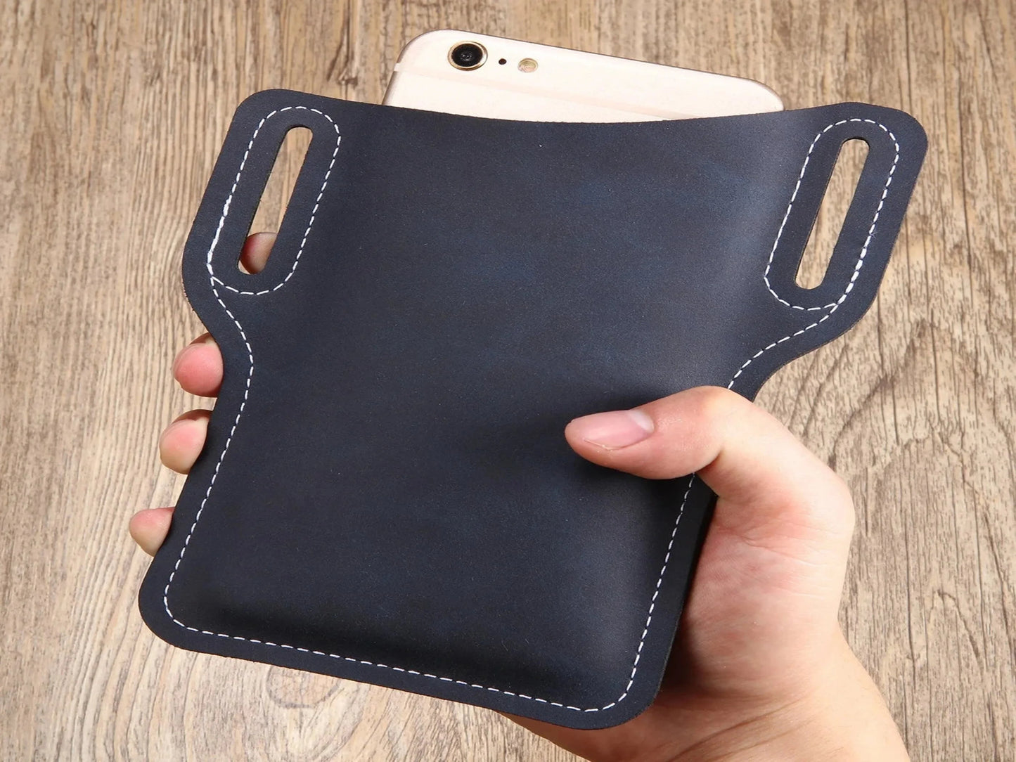 FUNDA DE CUERO PARA CELULAR