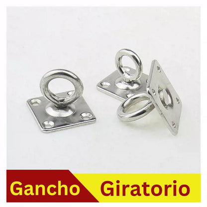 GANCHO GIRATORIO (PACK X 8)