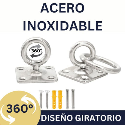GANCHO GIRATORIO (PACK X 8)