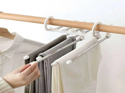 GANCHO RETRÁCTIL PARA ROPA X 6