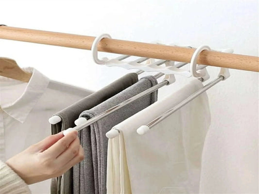 GANCHO RETRÁCTIL PARA ROPA X 6