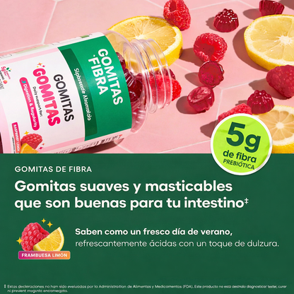 Gomitas de Fibra | Desinflama y suelta todo lo atascado
