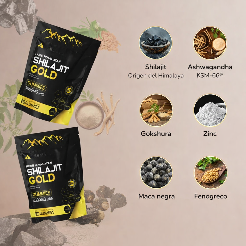 Shilajit Gummies | Deja de sentirte cansado todos los días
