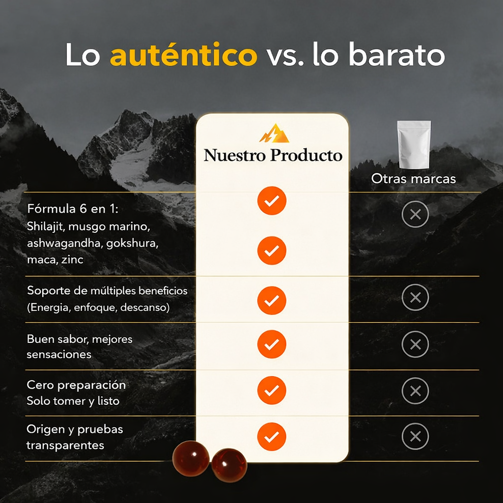 Shilajit Gummies | Deja de sentirte cansado todos los días