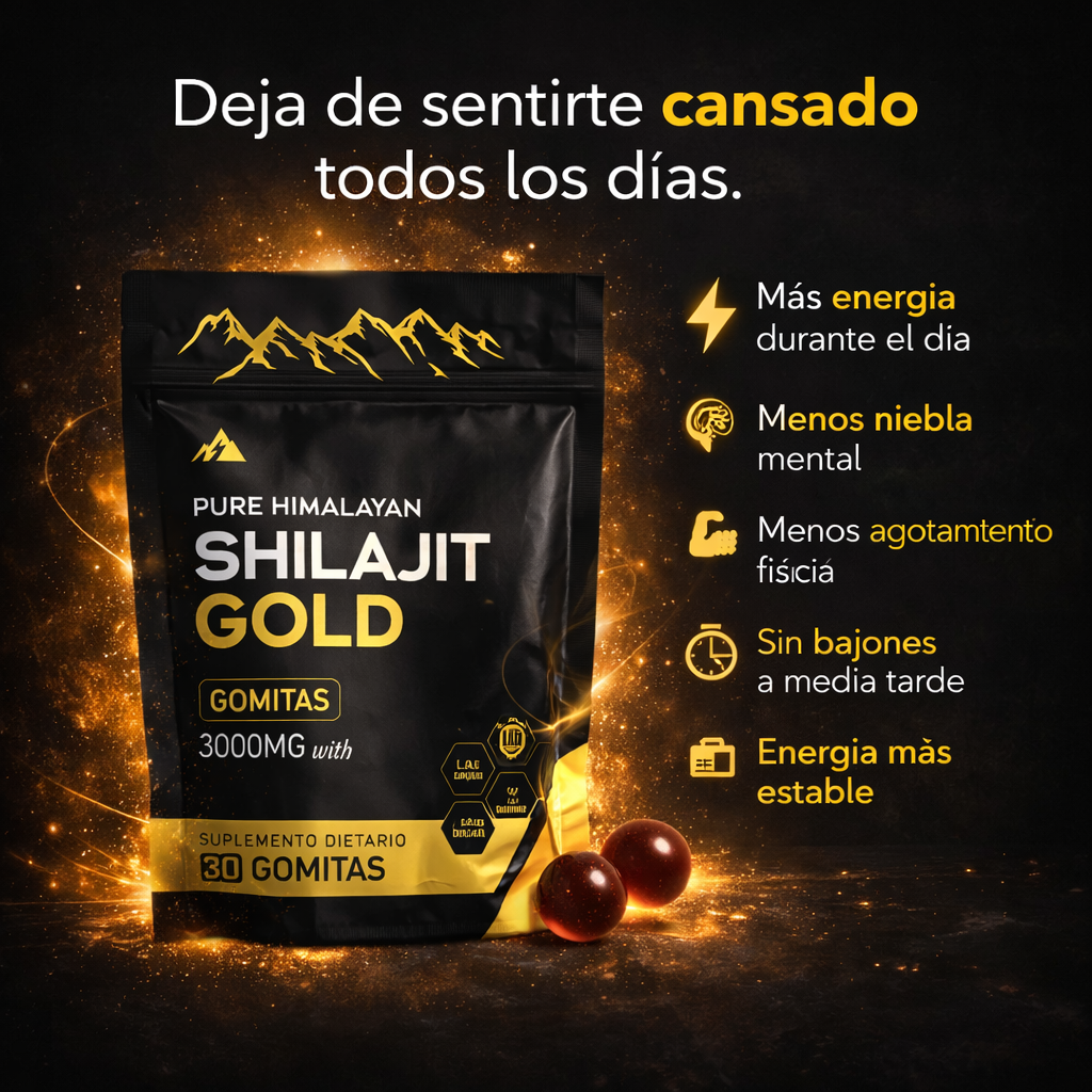 Shilajit Gummies | Deja de sentirte cansado todos los días