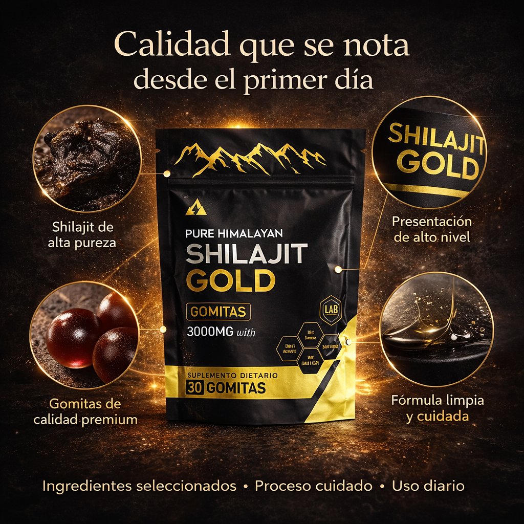 Shilajit Gummies | Deja de sentirte cansado todos los días