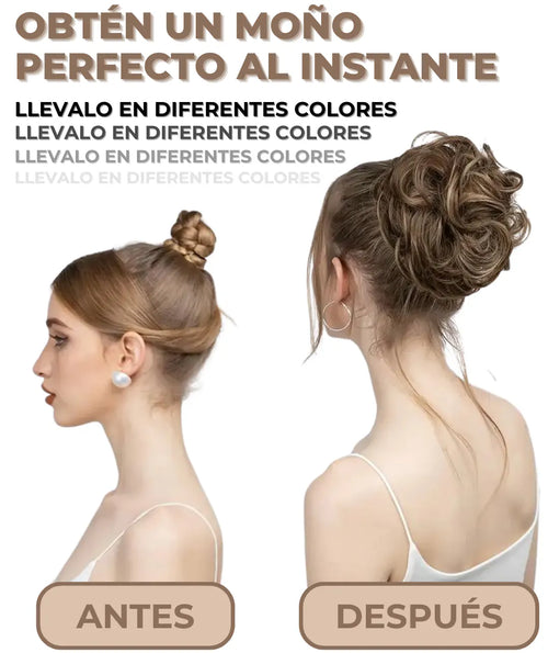 MOÑO PARA PEINADO ELEGANTE