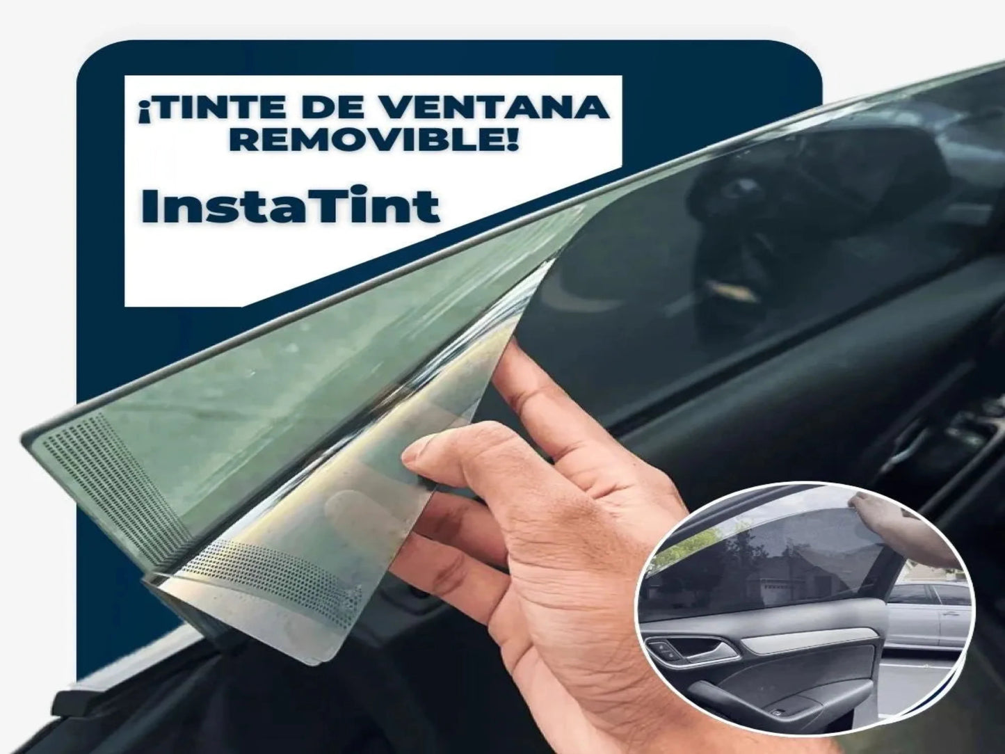 InstaTint - TINTE PARA VENTANAS DE CARRO (PACK X 4 VENTANAS)
