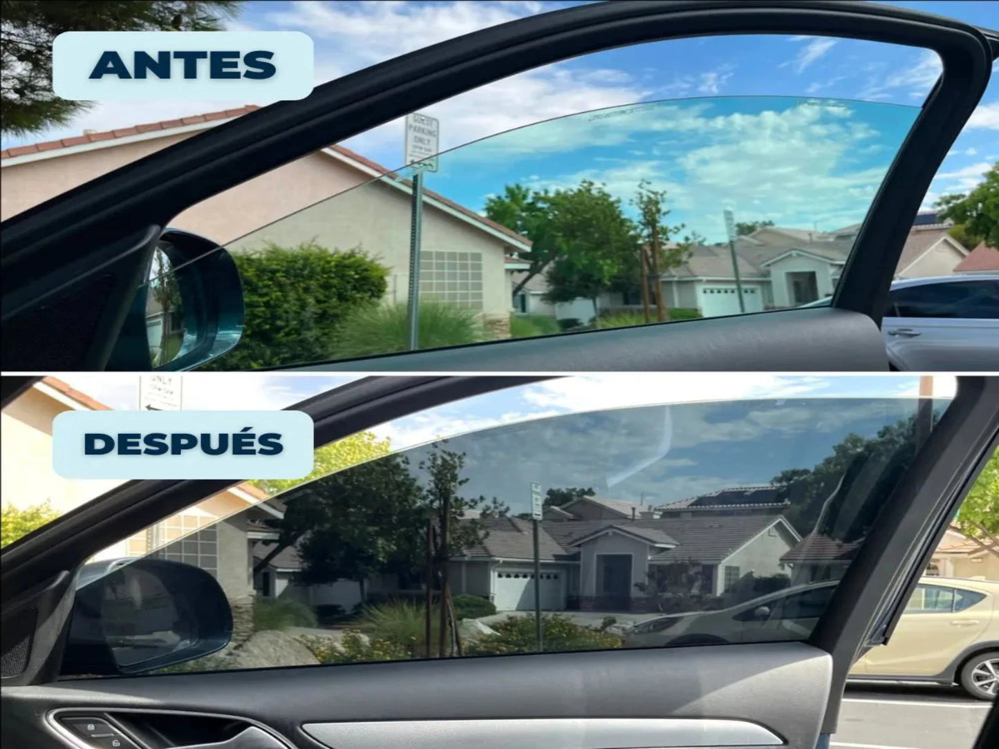InstaTint - TINTE PARA VENTANAS DE CARRO (PACK X 4 VENTANAS)