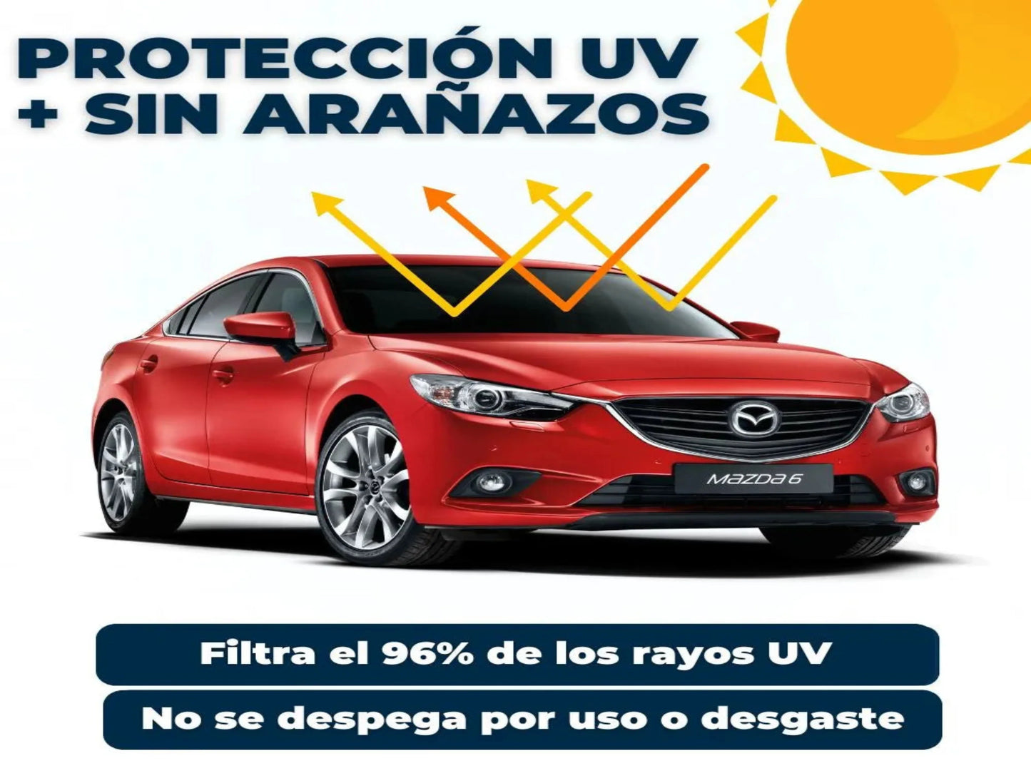 InstaTint - TINTE PARA VENTANAS DE CARRO (PACK X 4 VENTANAS)
