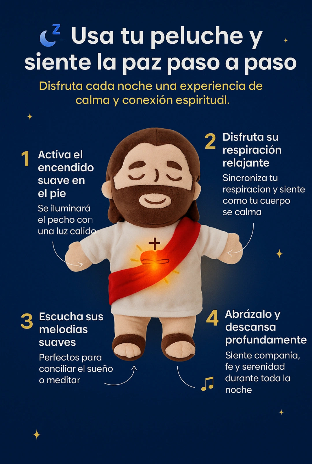 Jesús de Peluche que Respira