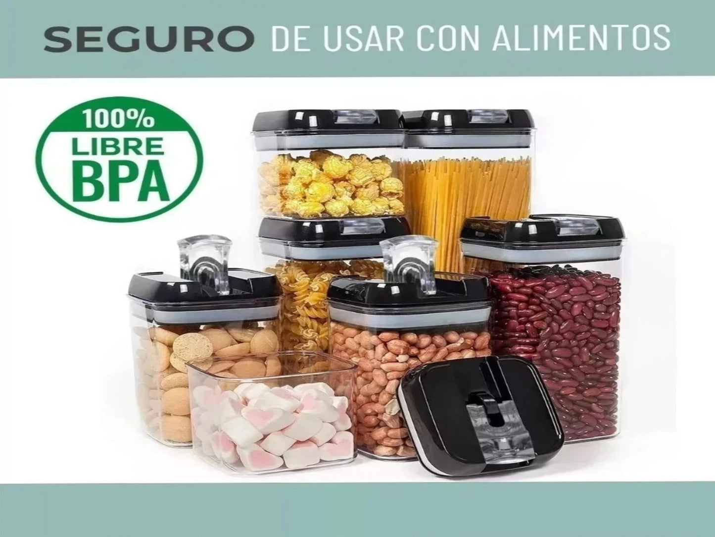 JUEGO DE CONTENEDORES HÉRMETICOS