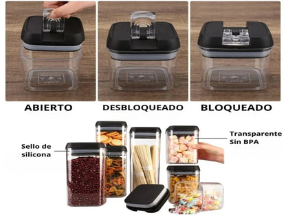 JUEGO DE CONTENEDORES HÉRMETICOS