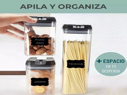 JUEGO DE CONTENEDORES HÉRMETICOS