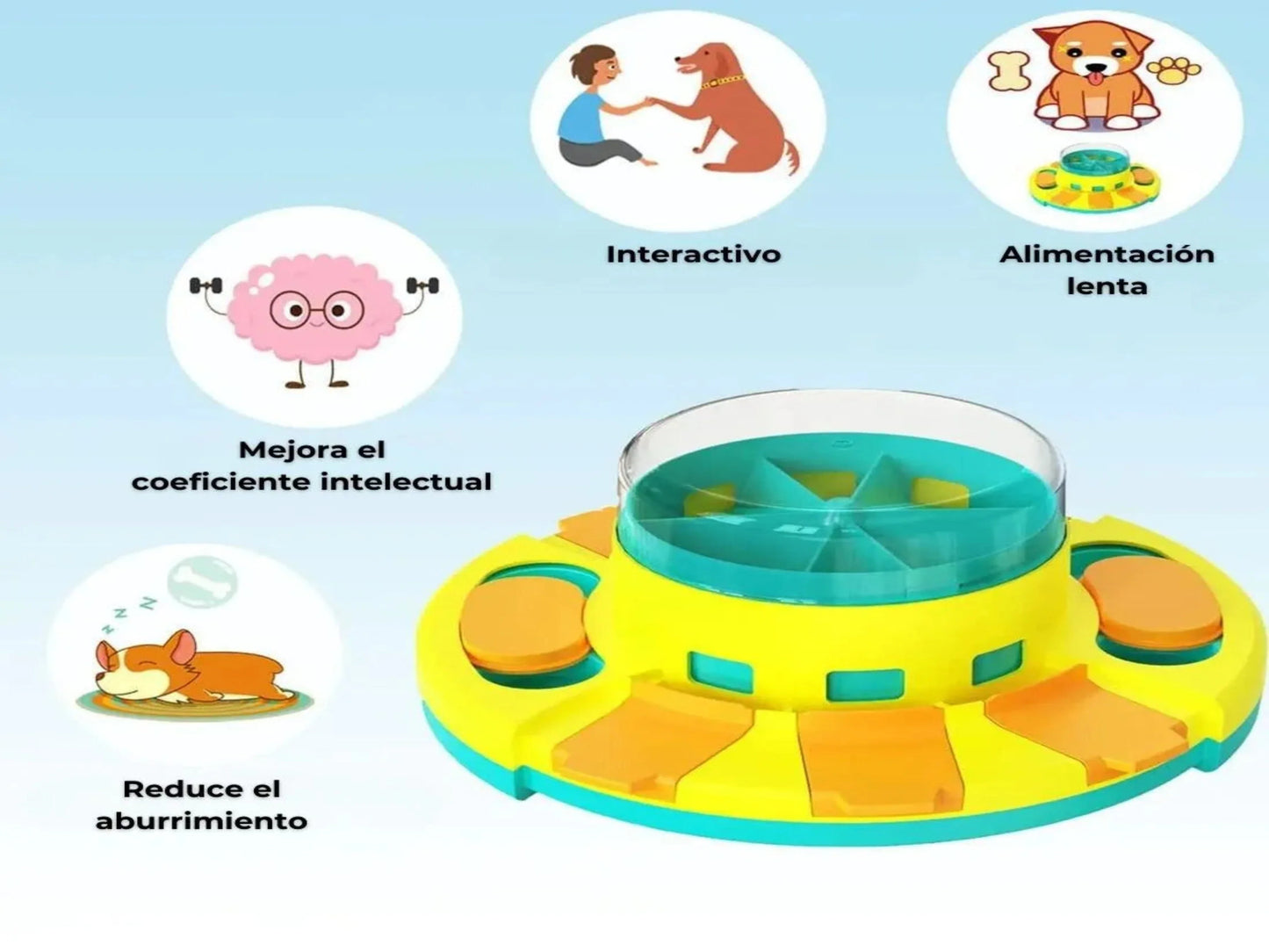 JUGUETE ALIMENTADOR PARA PERROS