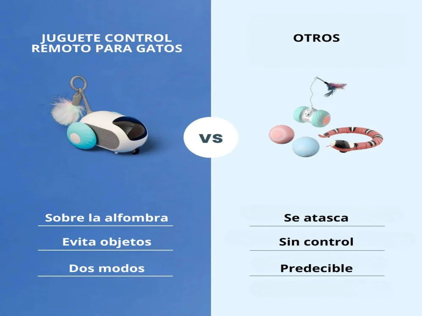 JUGUETE CONTROL REMOTO PARA GATOS