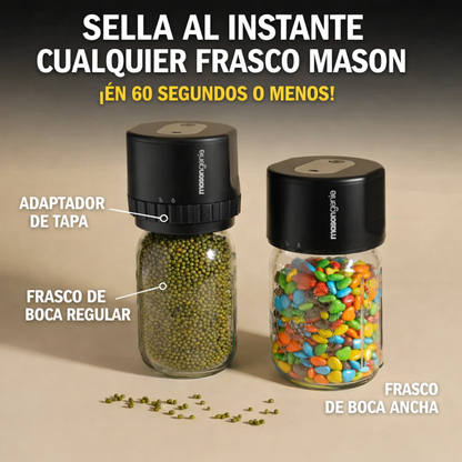 Kit de Sellador al Vacío de Frascos Mason