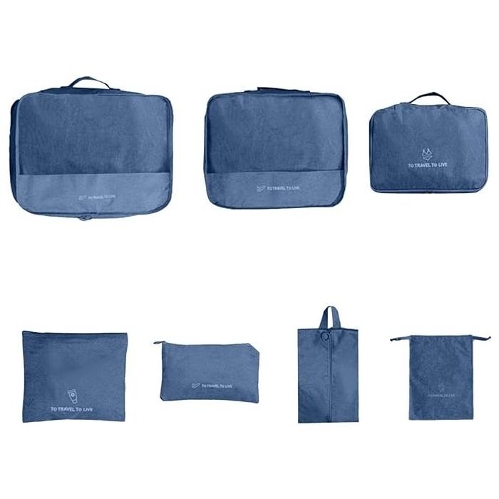 KIT ORGANIZADOR DE VIAJE - SET X 7