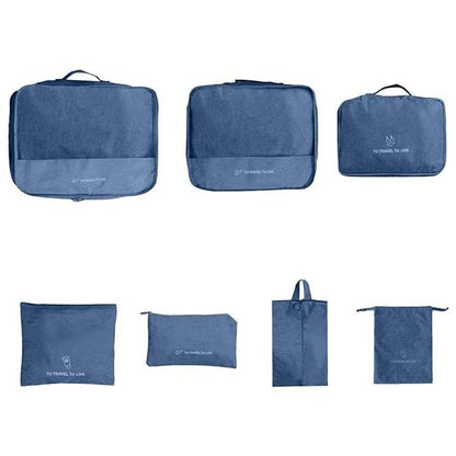 KIT ORGANIZADOR DE VIAJE - SET X 7