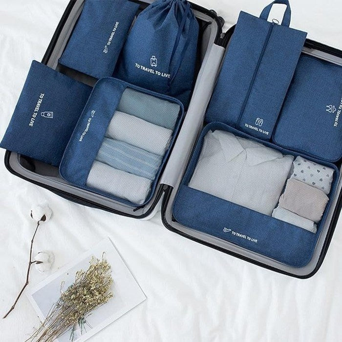 KIT ORGANIZADOR DE VIAJE - SET X 7