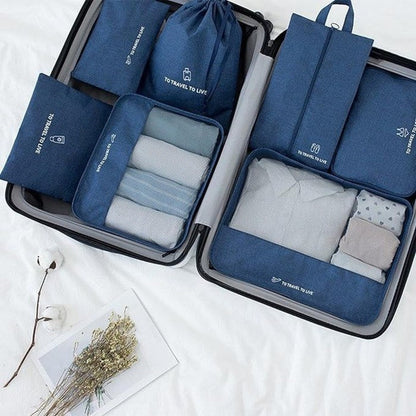 KIT ORGANIZADOR DE VIAJE - SET X 7
