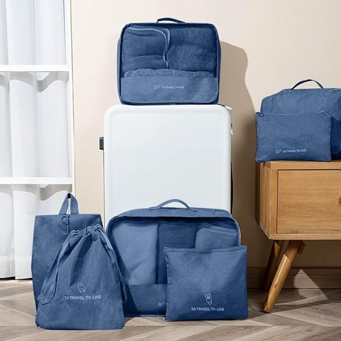 KIT ORGANIZADOR DE VIAJE - SET X 7