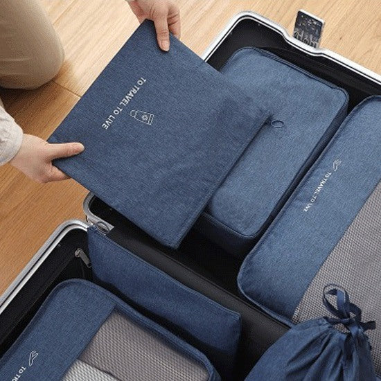 KIT ORGANIZADOR DE VIAJE - SET X 7