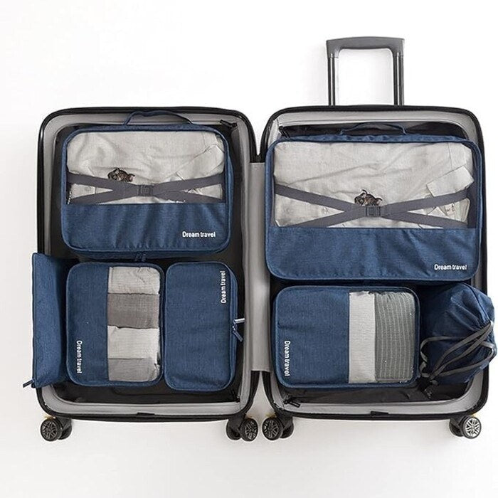KIT ORGANIZADOR DE VIAJE - SET X 7