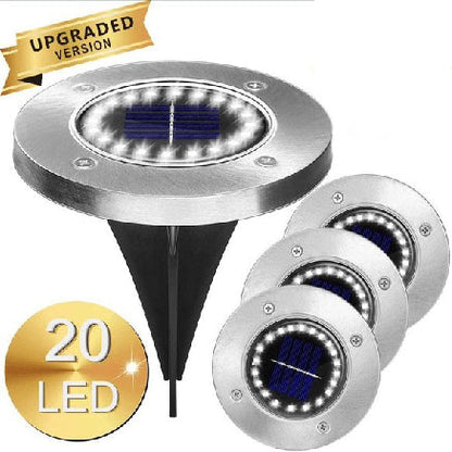 LÁMPARA SOLAR PARA JARDÍN SET X4