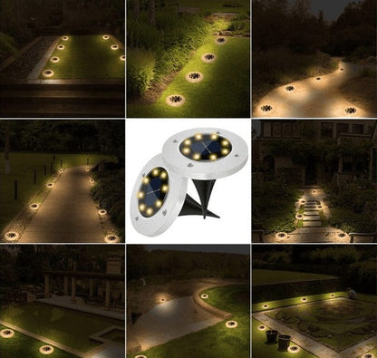 LÁMPARA SOLAR PARA JARDÍN SET X4