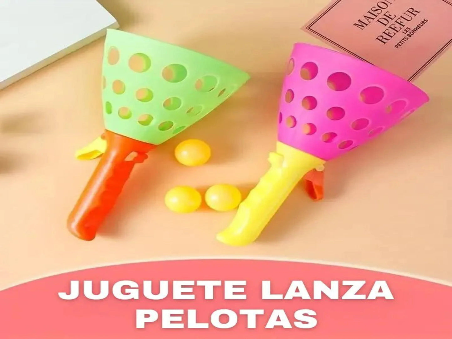 SET JUGUETE LANZA PELOTAS (PARA DOS)