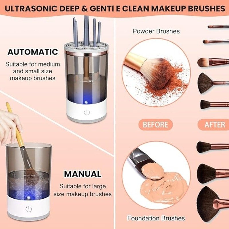 LIMPIADOR DE BROCHAS DE MAQUILLAJE