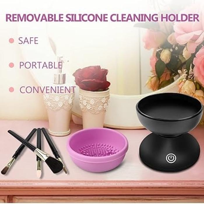 LIMPIADOR ELÉCTRICO DE BROCHAS DE MAQUILLAJE