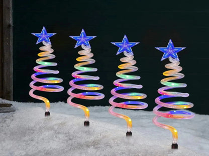 LUCES ESPIRAL DE ÁRBOL DE NAVIDAD
