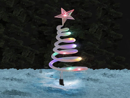 LUCES ESPIRAL DE ÁRBOL DE NAVIDAD