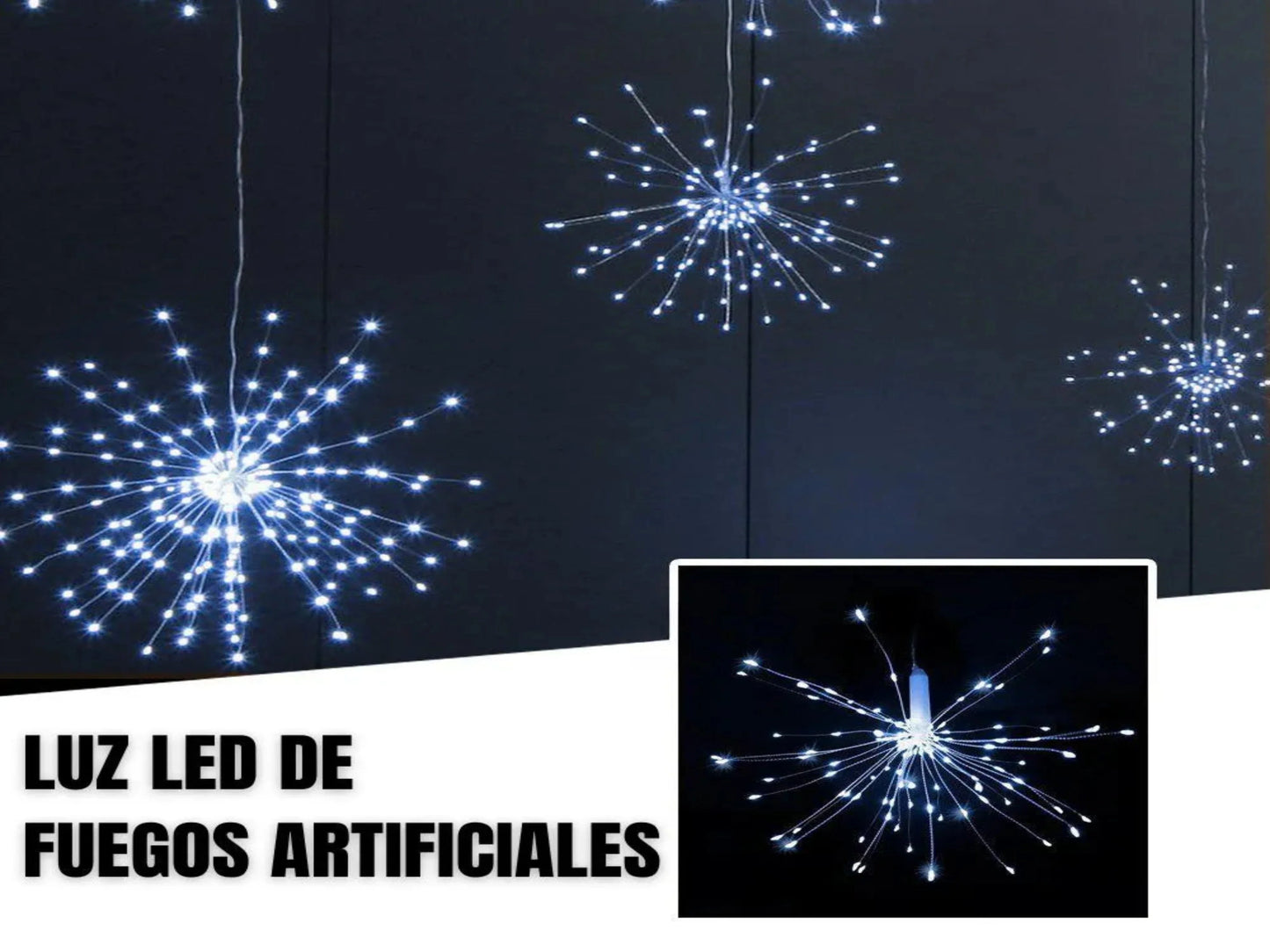 LUZ LED DE FUEGOS ARTIFICIALES