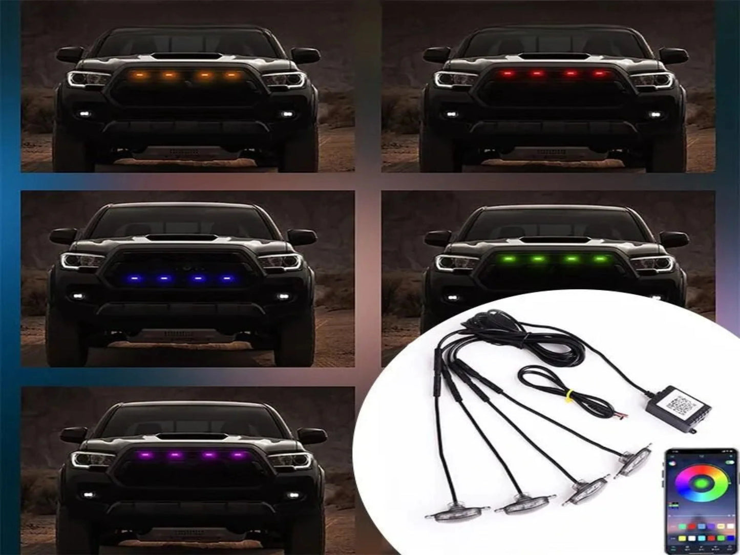 LUZ LED PARA CARRO X4