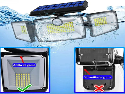 LUZ SOLAR PARA EXTERIOR
