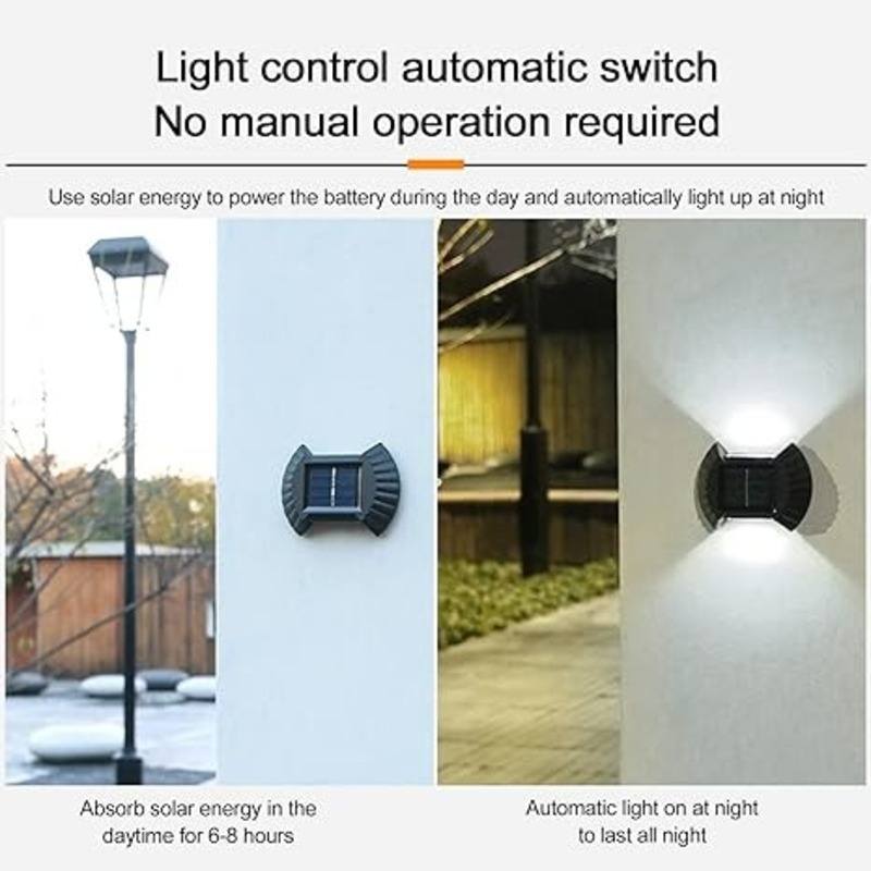 LUZ SOLAR PARA PARED X4 UND