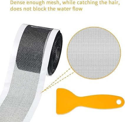 MALLA DESECHABLE PARA DESAGÜE DE DUCHA x5 mts