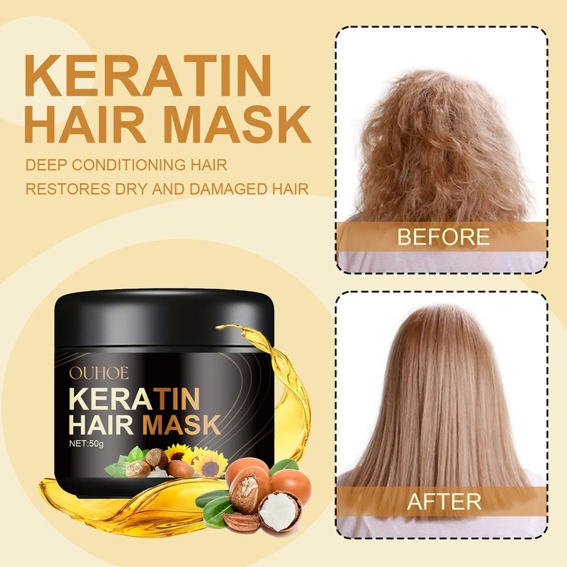 MASCARILLA DE QUERATINA PARA CABELLO