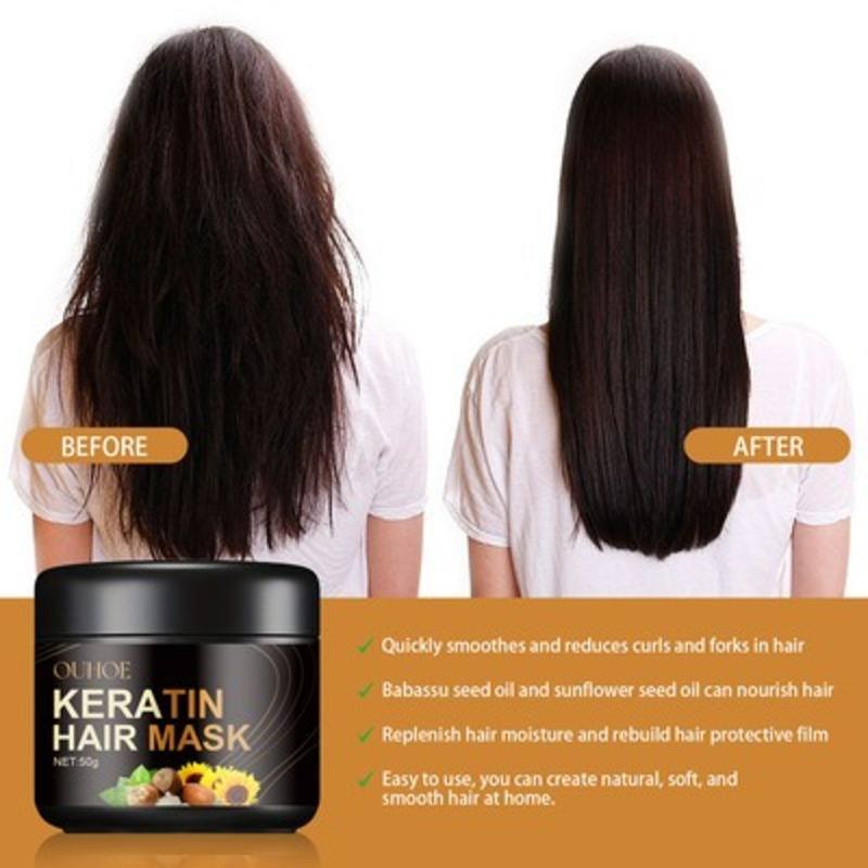 MASCARILLA DE QUERATINA PARA CABELLO