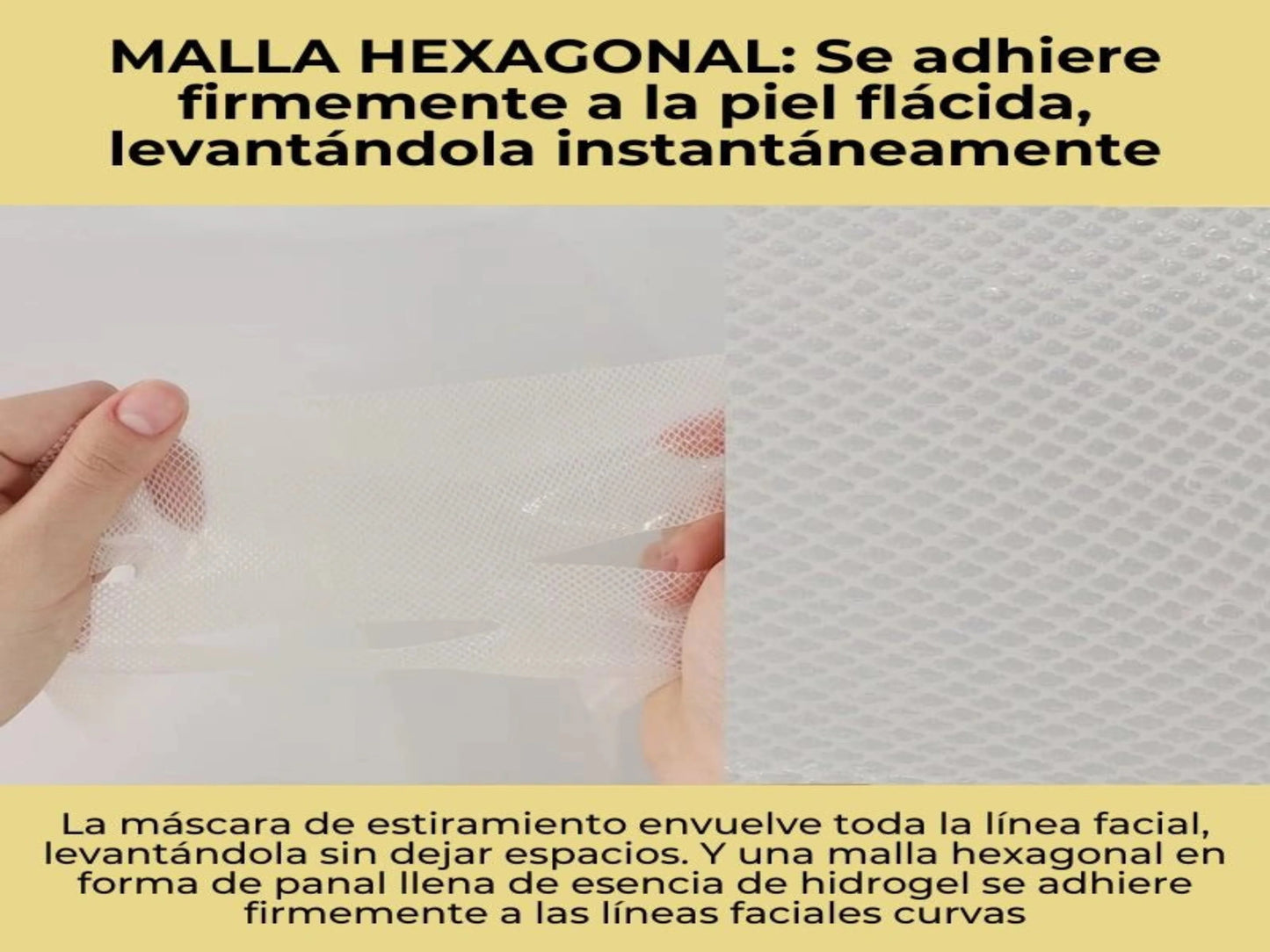 MASCARILLA DE TENSIÓN PARA ROSTRO