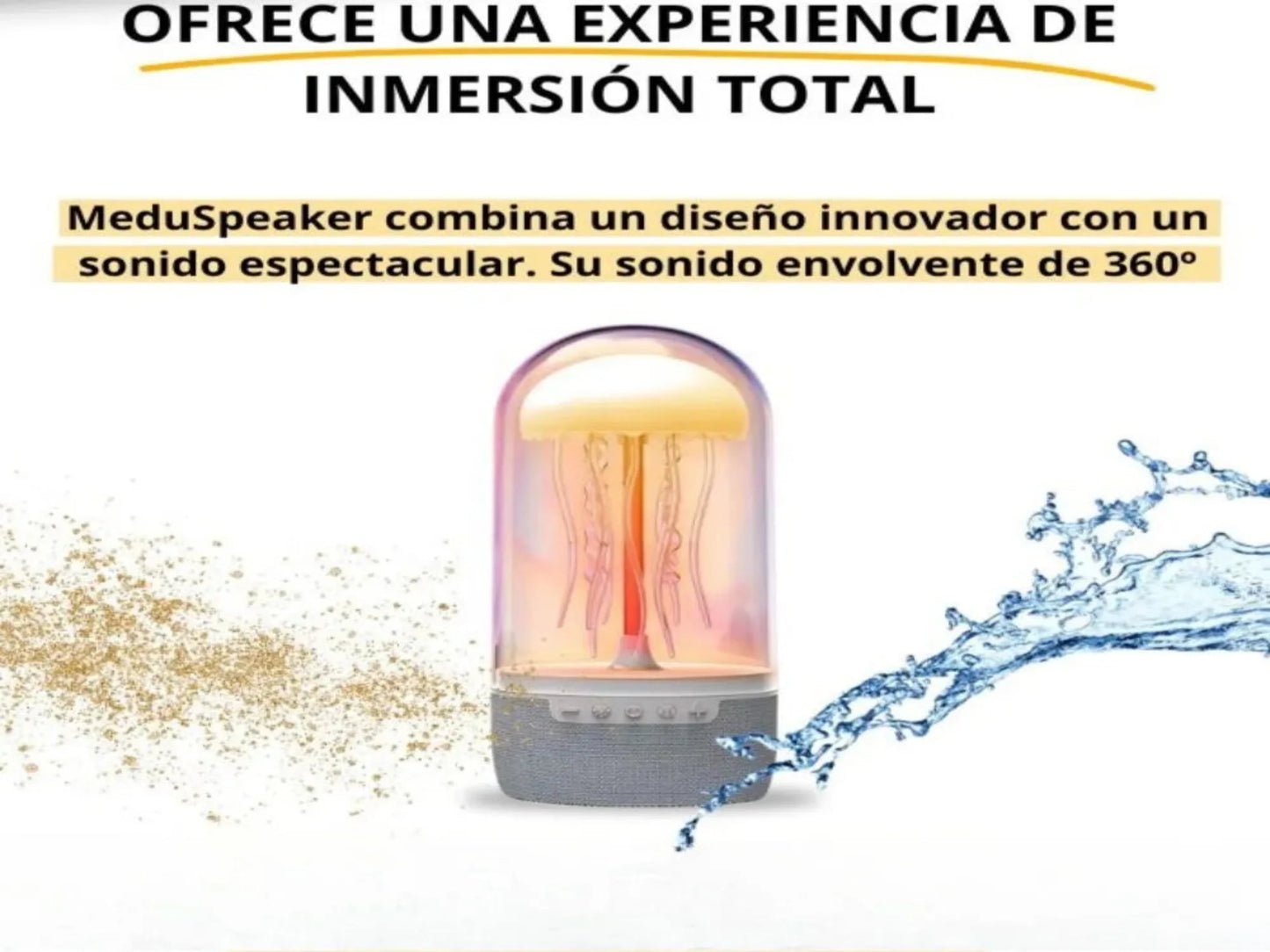 MeduSpeaker - LÁMPARA ALTAVOZ