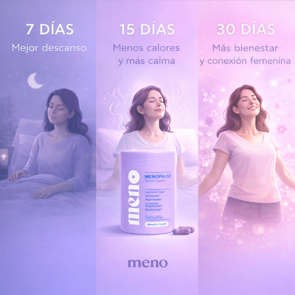 MenoCalm® | Controla tus bochornos en 14 días