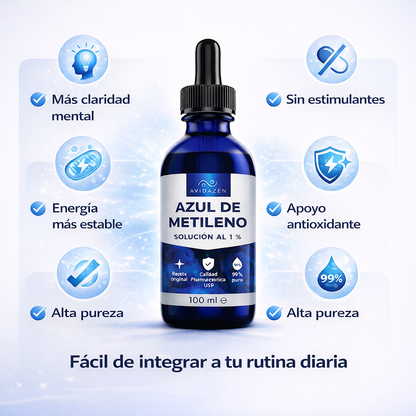 Azul de Metileno® | Recupera tu energía y vida ⭐