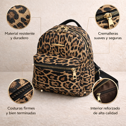 Mochila Leopardo PAGA1 LLEVA 2 UNIDADES