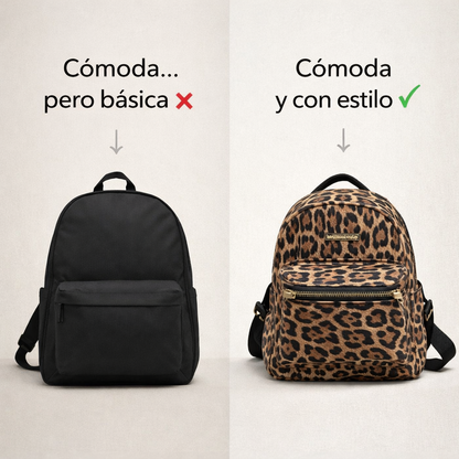 Mochila Leopardo PAGA1 LLEVA 2 UNIDADES