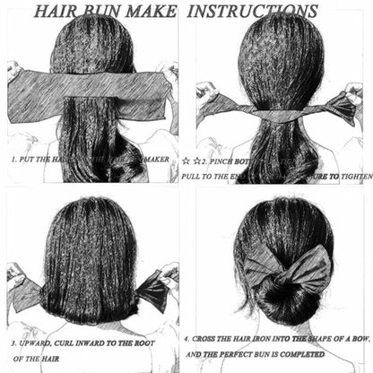 MOÑO EN SEDA PARA CABELLO